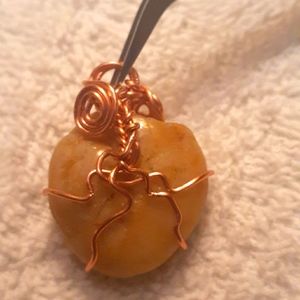 Cute Wirewrapped Stone Pendant